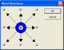 Word Directions in Word Search Printer
