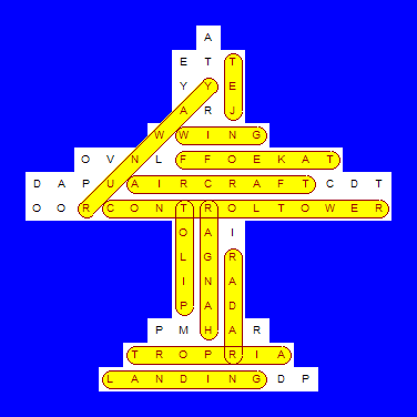 Aviation Word Search Search
